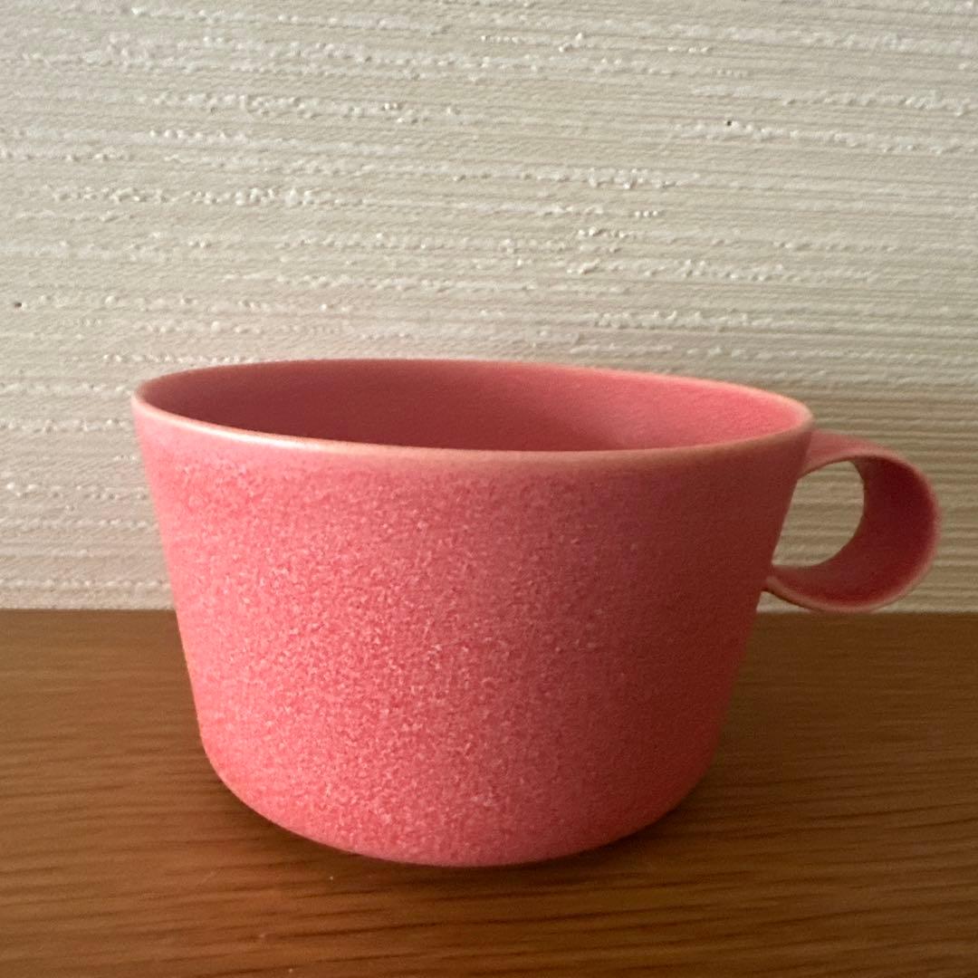 イイホシユミコ アンジュール マグカップ 廃盤色 ピンク - メルカリ