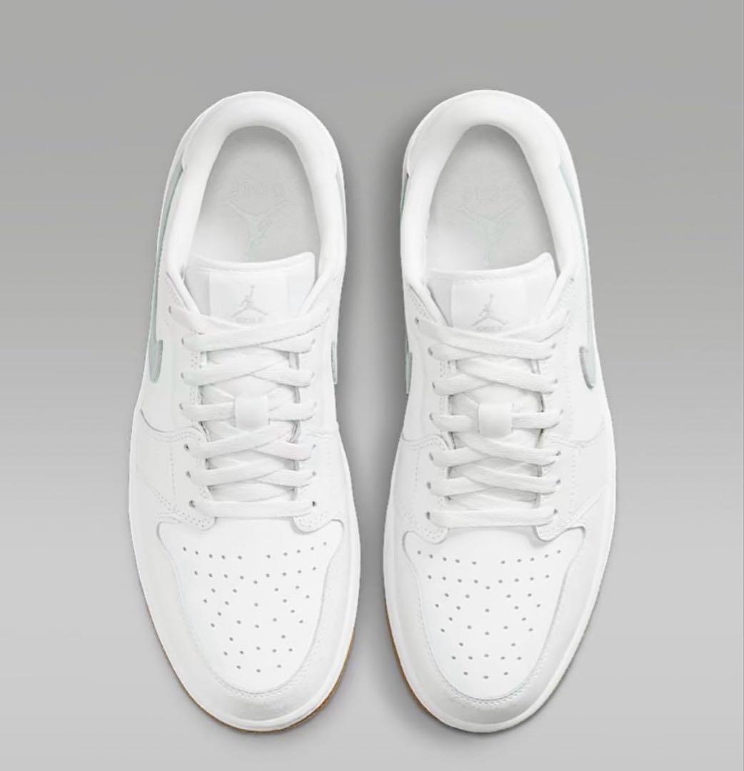 ゴルフシューズ　Nike Air Jordan 1 Low ホワイト/グレー