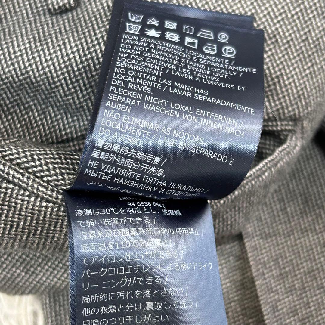 m6402【美品 インコテックス】スーツスラックス ヘリンボーン 50