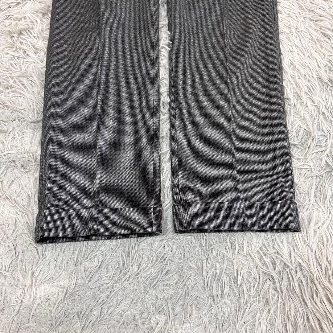 m6402【美品 インコテックス】スーツスラックス ヘリンボーン 50