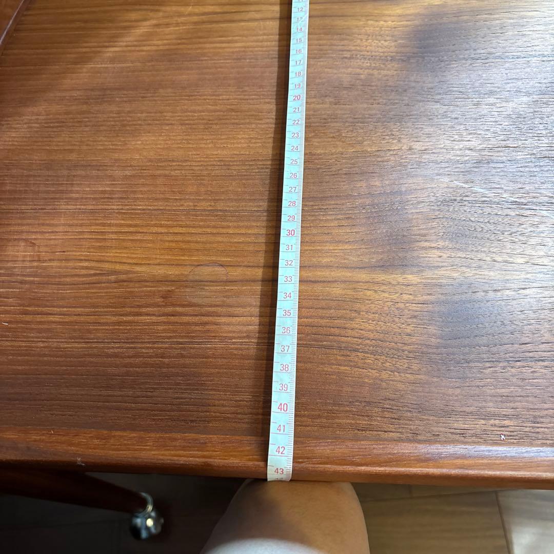 木製キッチンワゴン 2段棚付き