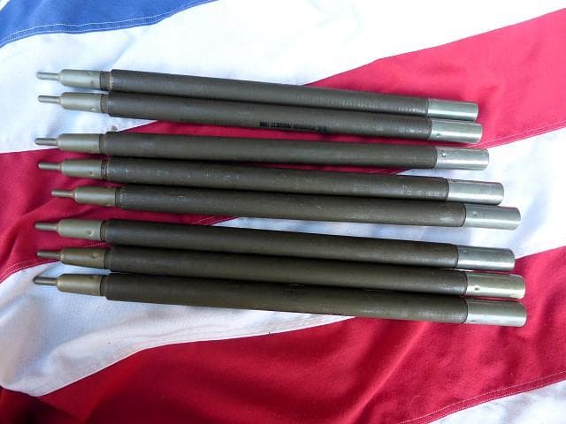 1965” 米軍実物 ナム戦 デッド!　テントポール　8本セット 軍幕 237