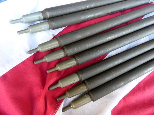 1965” 米軍実物 ナム戦 デッド!　テントポール　8本セット 軍幕 237