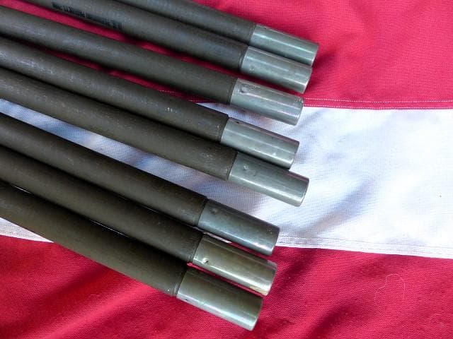 1965” 米軍実物 ナム戦 デッド!　テントポール　8本セット 軍幕 237