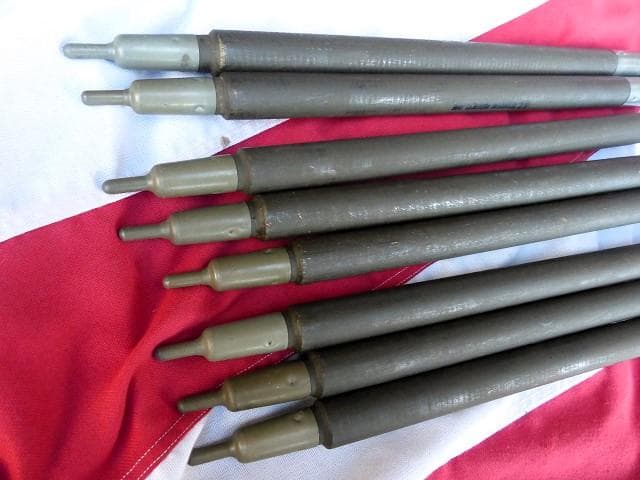1965” 米軍実物 ナム戦 デッド!　テントポール　8本セット 軍幕 237