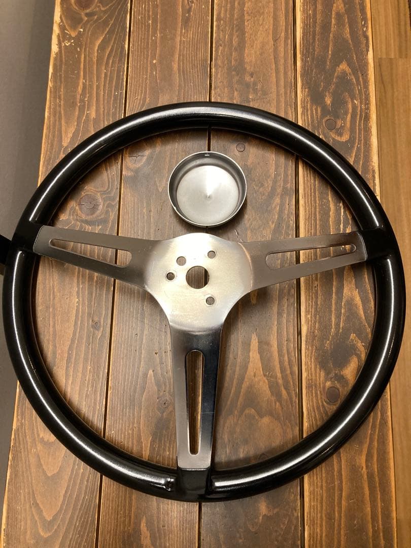 ムーンアイズ ステアリング 38φ 38cm 絶版デザイン ブラック - メルカリ