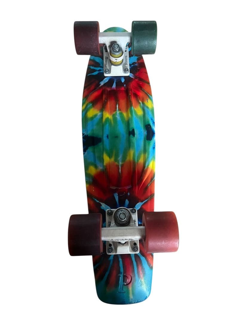 Penny スケートボード 22インチ　青 タイダイデザイン
