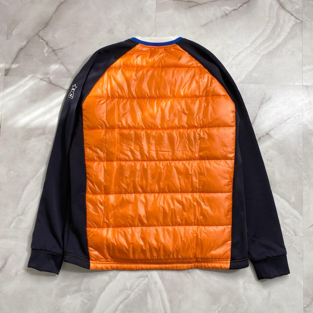 A17670 極美品 アルチヴィオ 24AW 中綿切り替えプルオーバー 橙 48