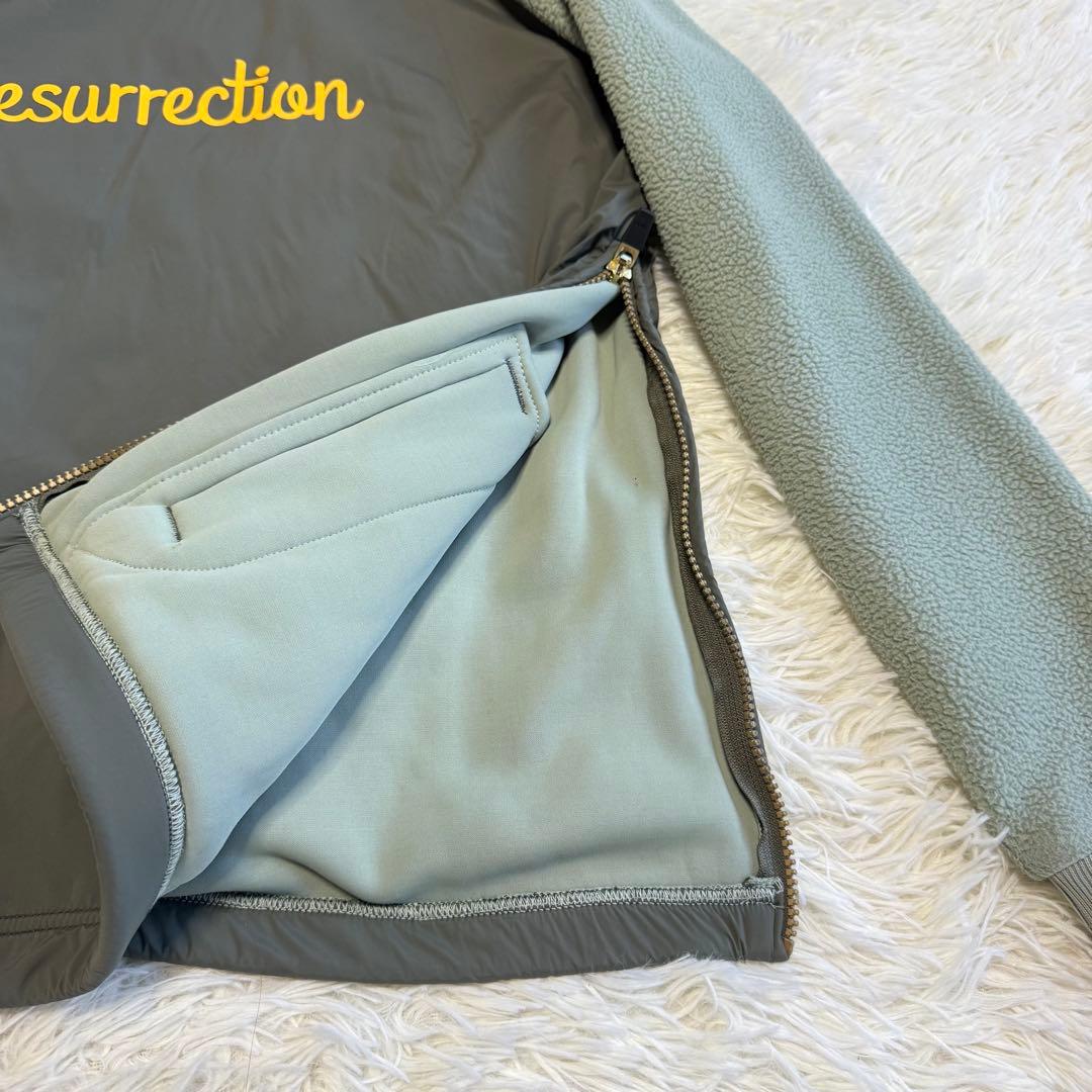 レザレクション】美品 スニード ボア Lサイズ メンズ ビックロゴ