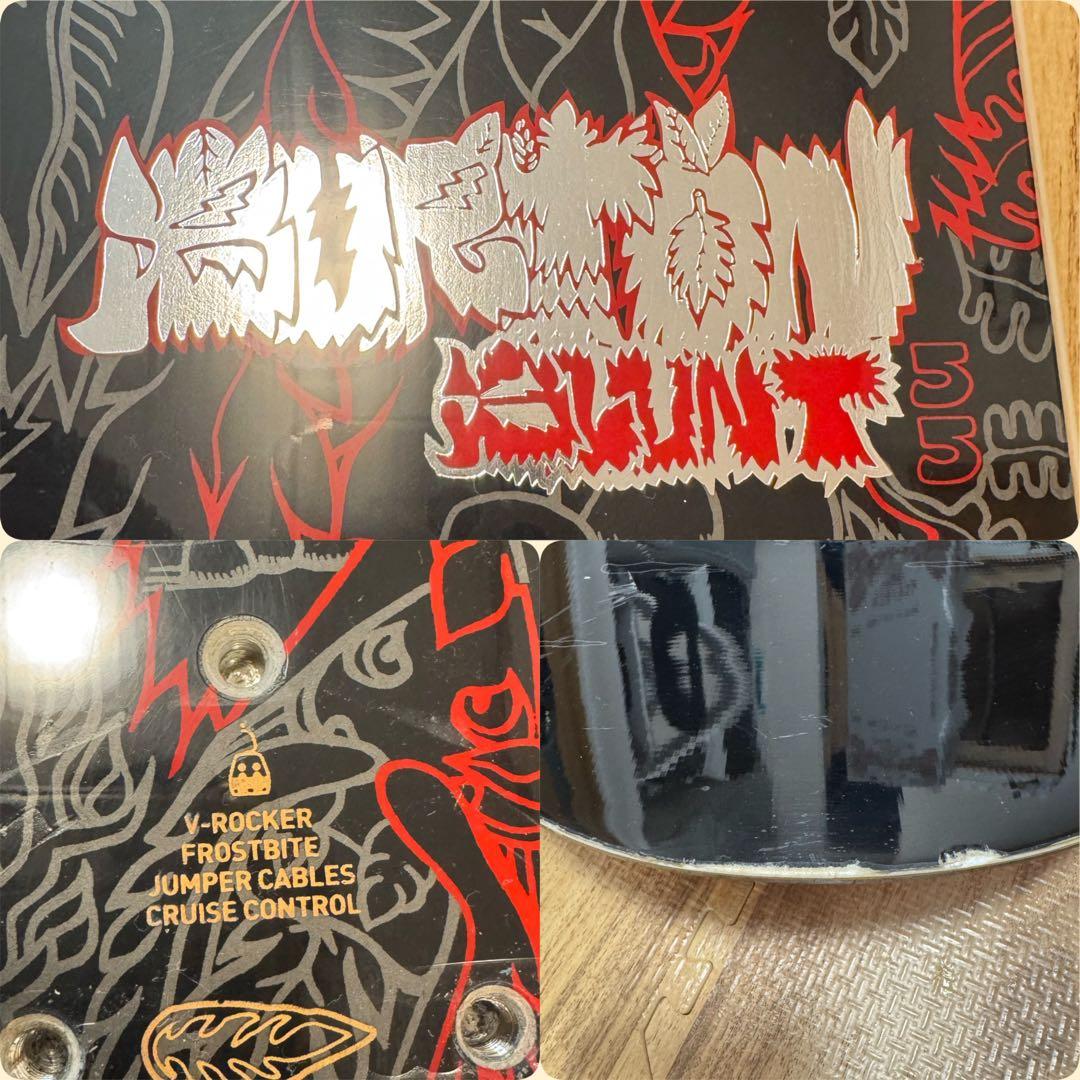 3点セット BURTON Blunt 155cm スノーボード グラトリ 初心者