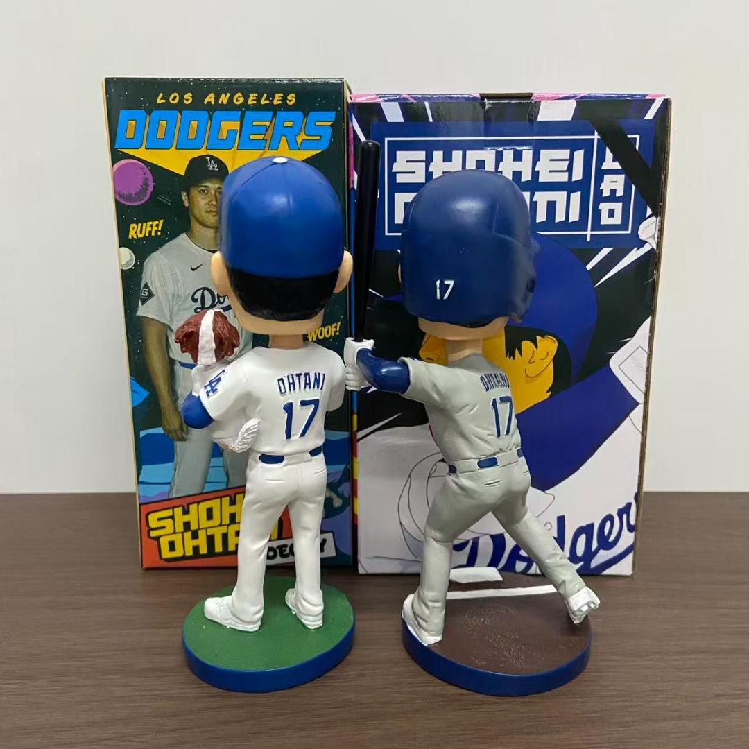 大谷翔平ボブルヘッド ホームユニフォーム +大谷翔平 デコピン ボブルヘッド