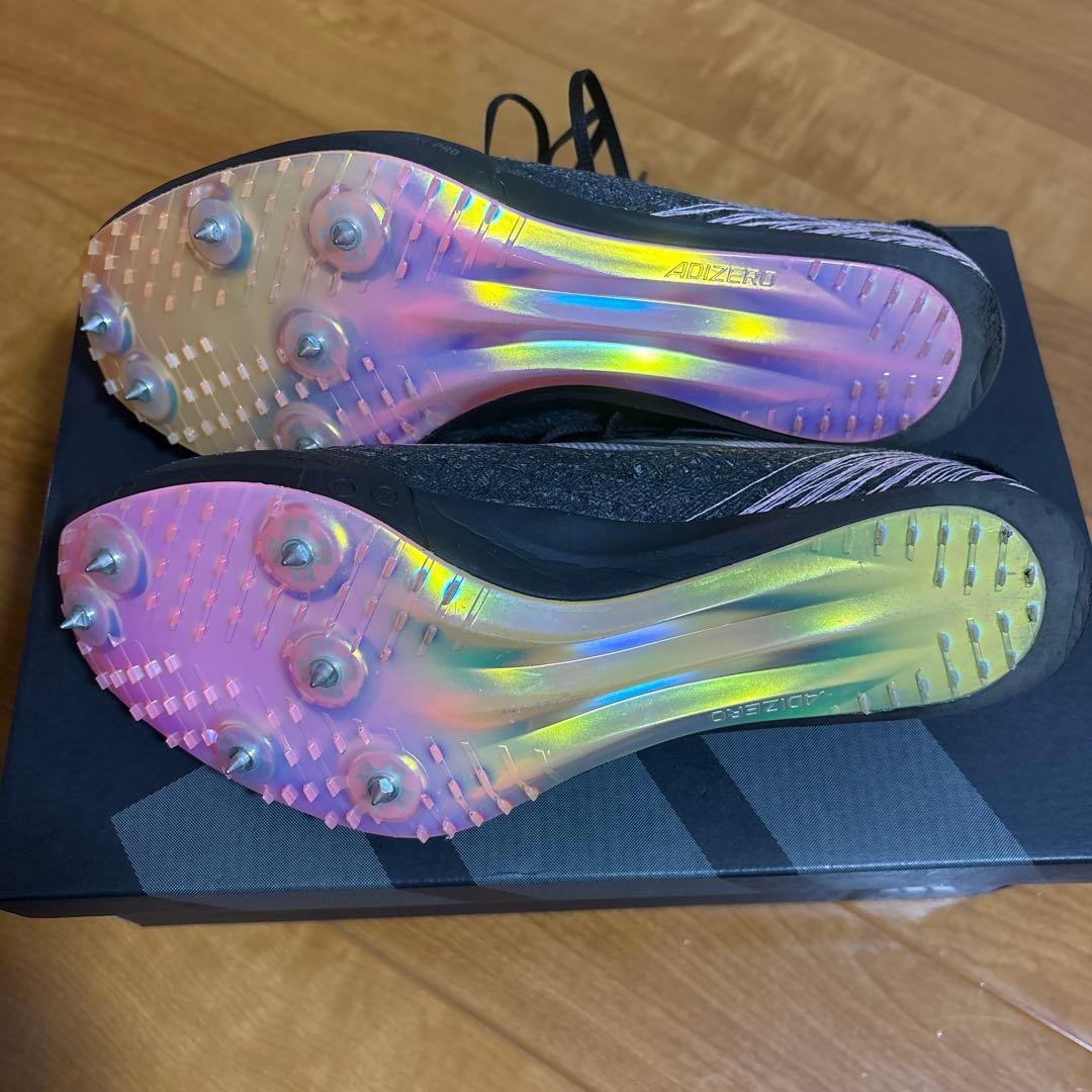 adizero スパイク ブラック adizeroプライムSP3 25.5cm