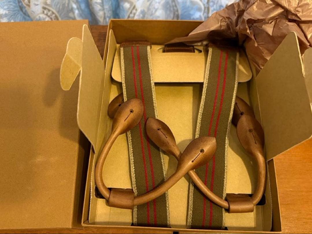 オールドマウンテン× MOTOR x Neru Design レザーサスペンダー