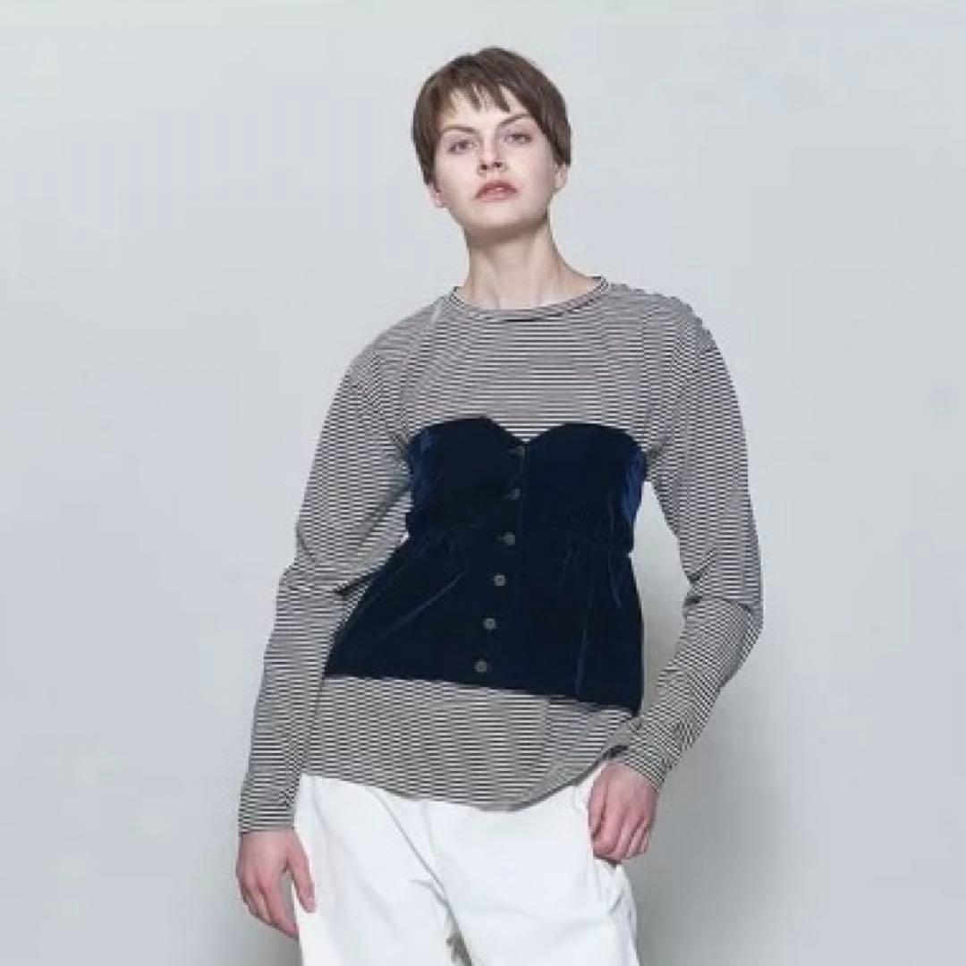 6 roku ベロアビスチェ