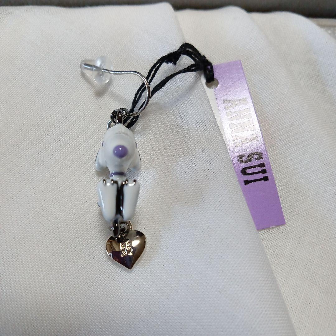 ANNA SUIコラボスヌーピー ピアス(片耳用)ホワイト