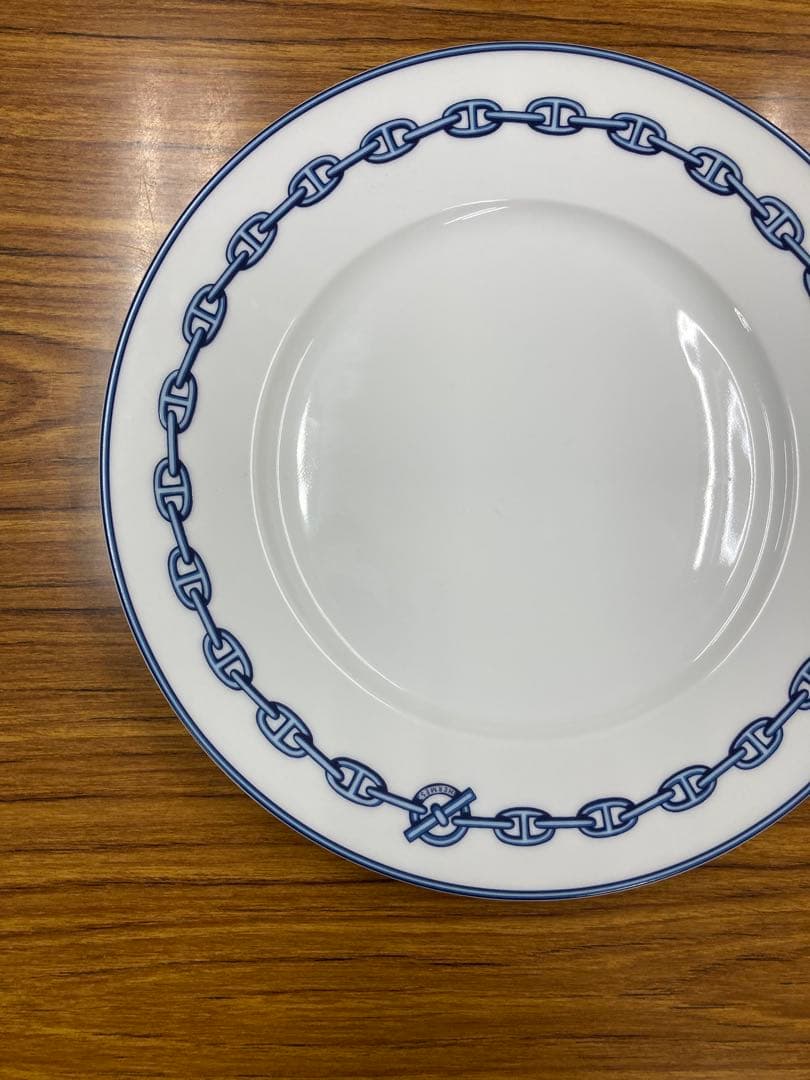 HERMES エルメス シェーヌダンクル プレート 27.5cm