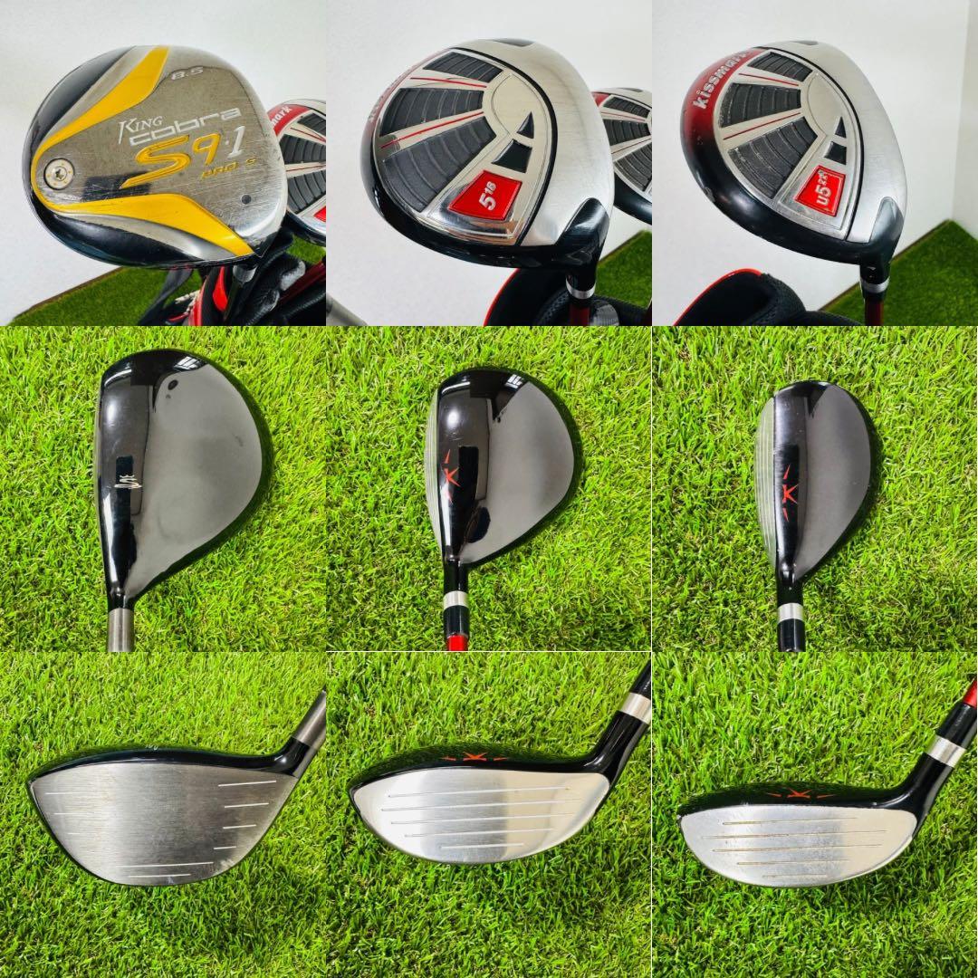 【初心者男性向け】cobra コブラ kissmark ゴルフクラブセット