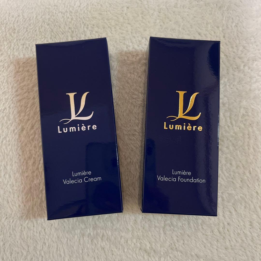 ルミエルヴァレンシアクリーム×1 ルミエヴァレンシアファンデーション×1