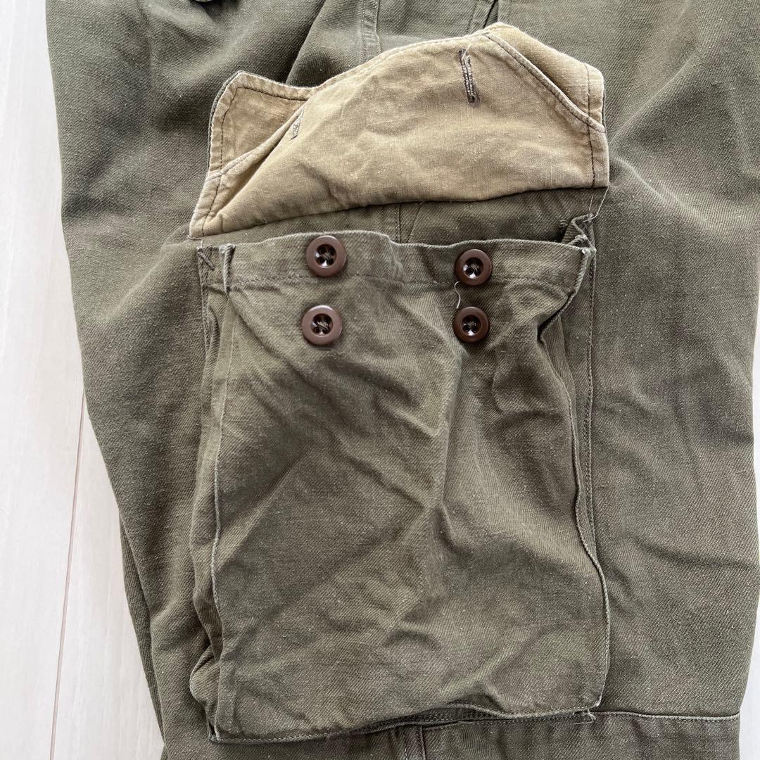40's～50's French army M-47 cargo pants古着