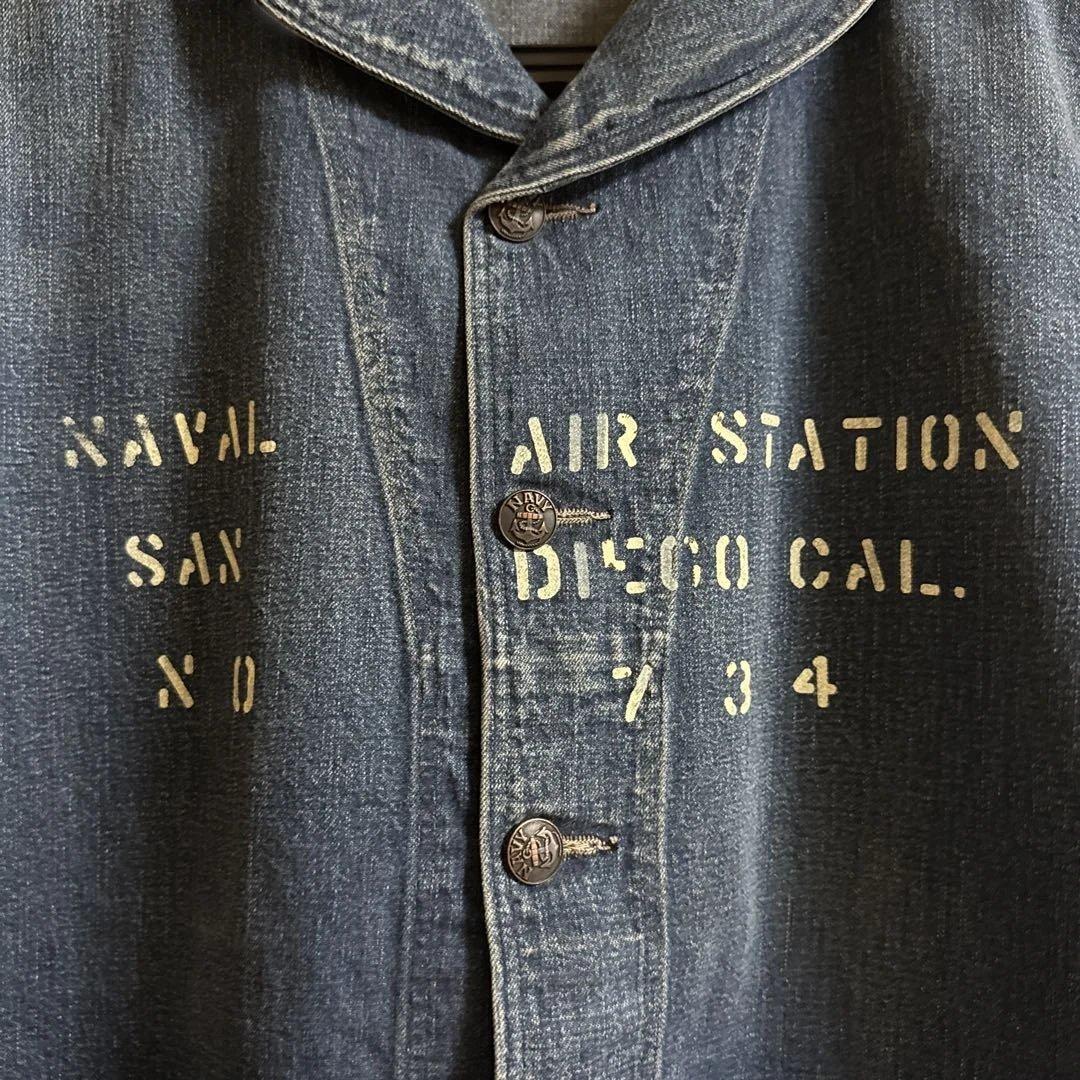 ジャケット・アウター BUZZ RICKSON'S U.S NAVY DUNGAREE JUMPER