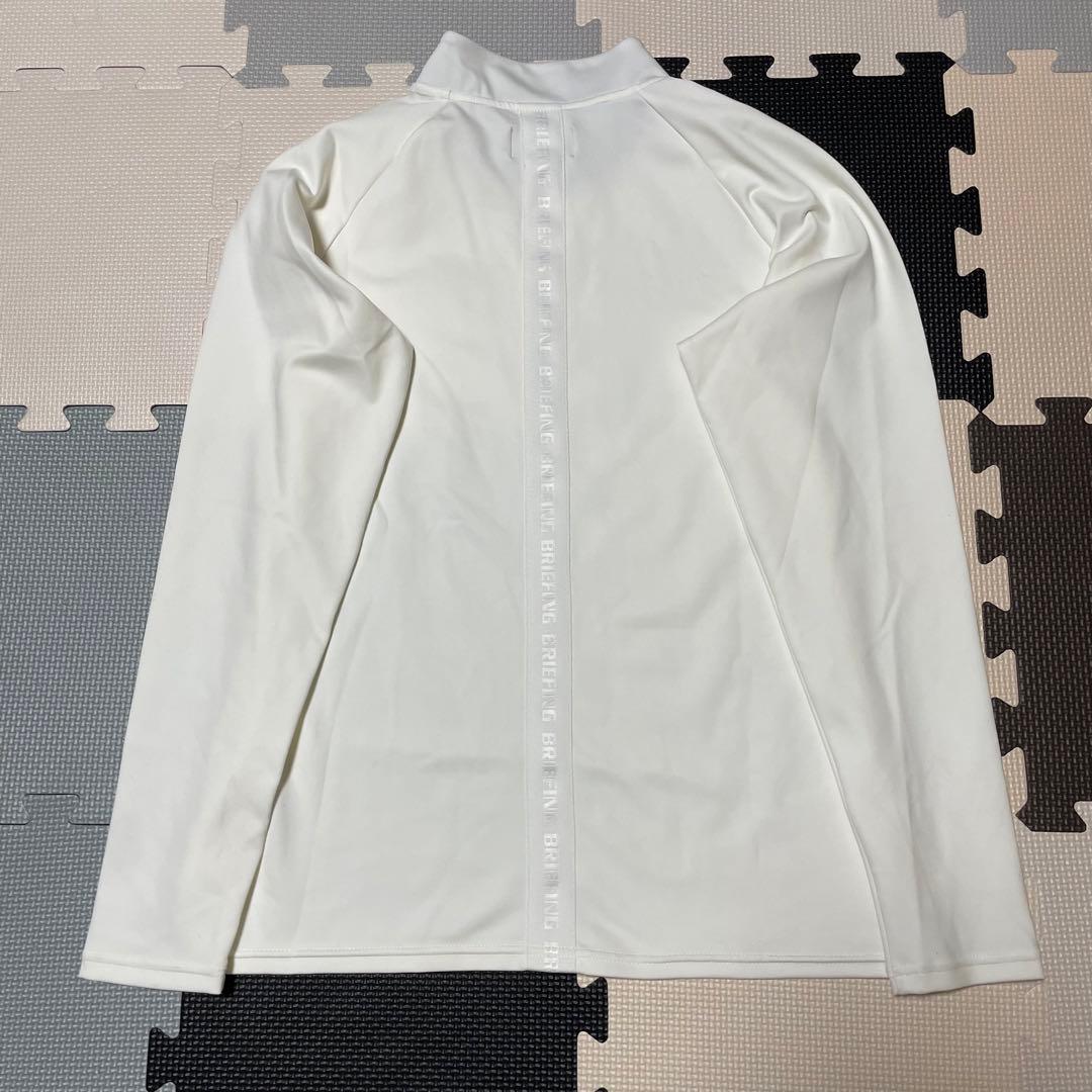 BRIEFING ブリーフィングハーフジップ ホワイト