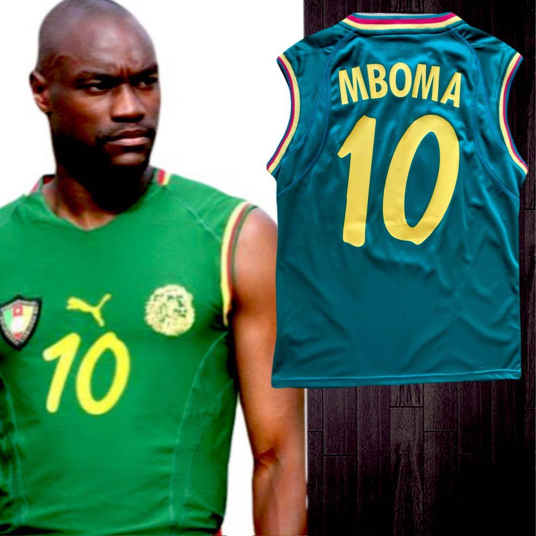 激レア】カメルーン代表 エムボマ 日韓W杯2002 正規品 ユニフォーム