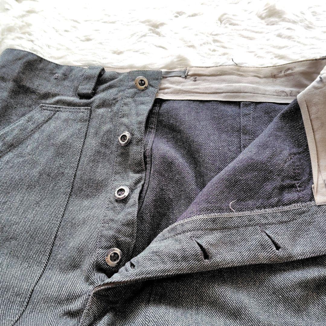 ✨大きいサイズ✨名作★スイス軍★デニムパンツ★ブルー★W82★美品