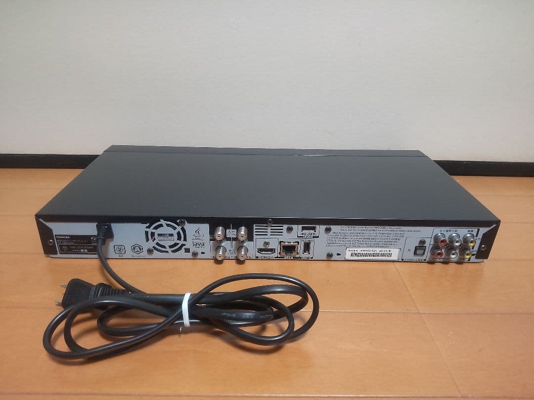 東芝　REGZA　DBR―Z310 500GB→1TB プチメンテ済み