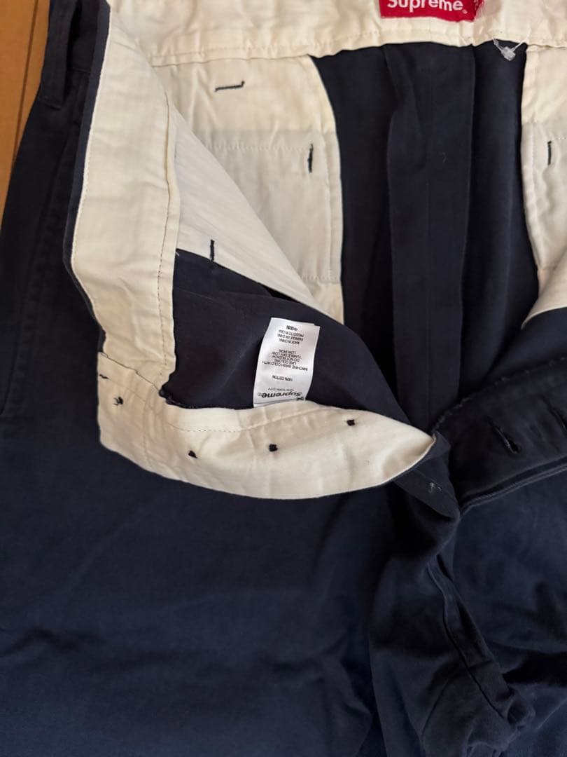 新品 Supreme Chino Pant Black 34インチ 22FW
