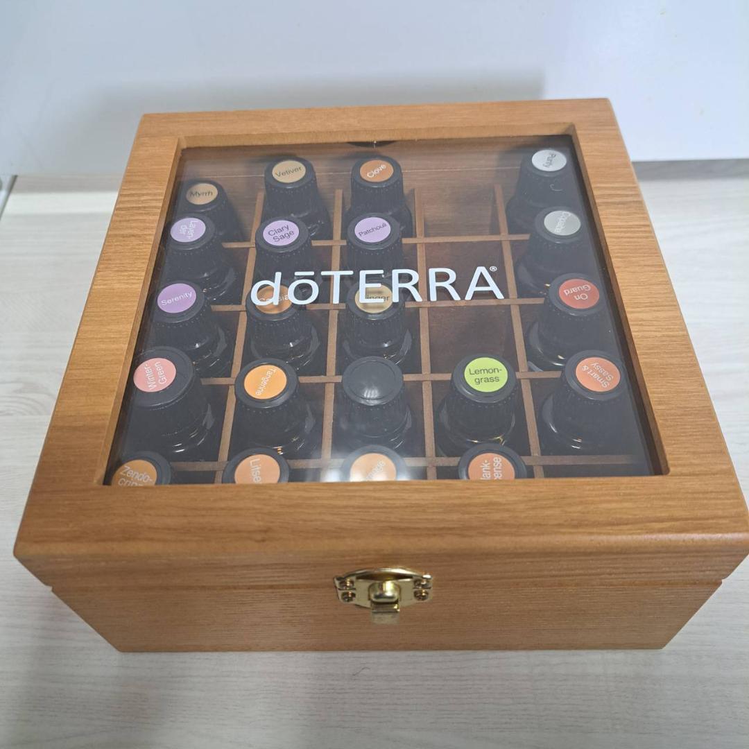 doterra オイル 65本セット 木箱2個付き ドテラ アロマまとめ - メルカリ