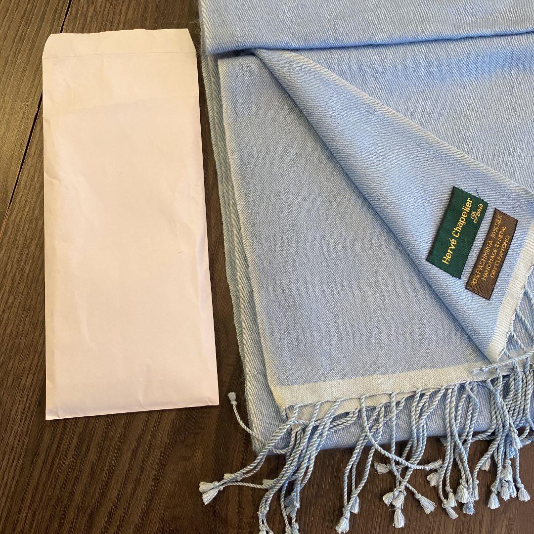 新品未使用◼️エルベシャプリエのシルクパシュミナのストール