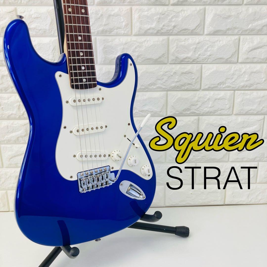 Squier ストラトキャスター ラージヘッド ブルー