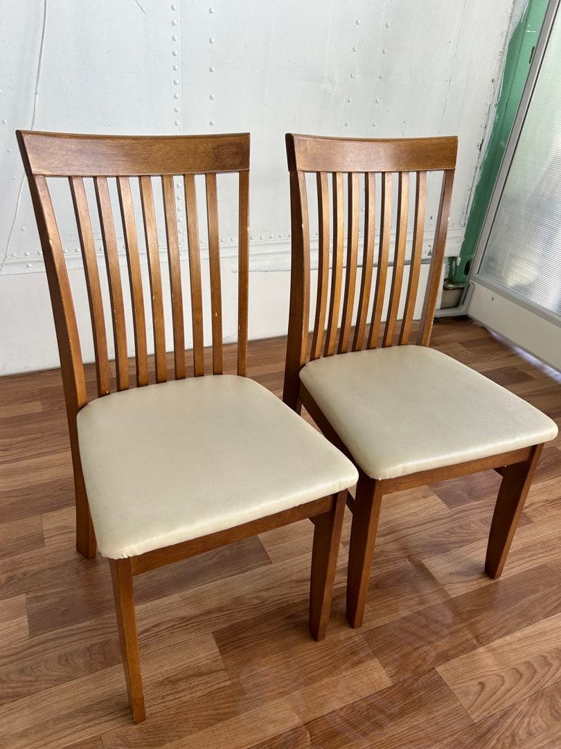 なっちん 2脚セット 北欧 木製 美品 おしゃれ かわいい モダン 美品