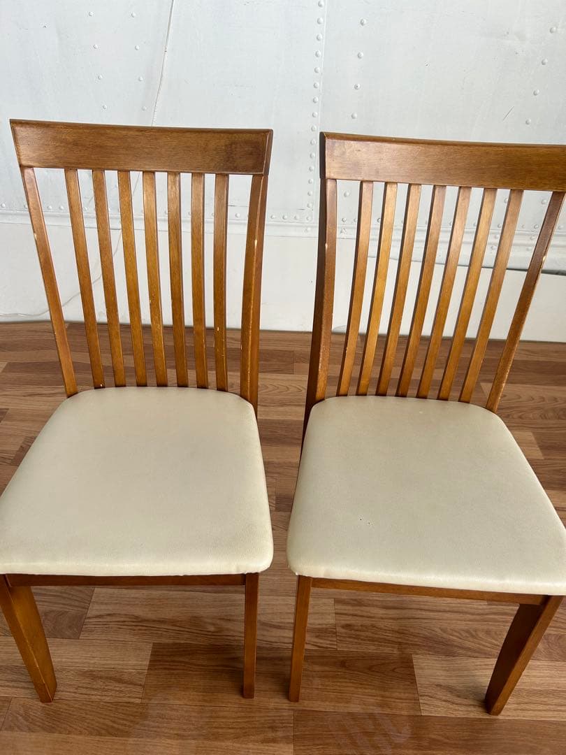 なっちん 2脚セット 北欧 木製 美品 おしゃれ かわいい モダン 美品