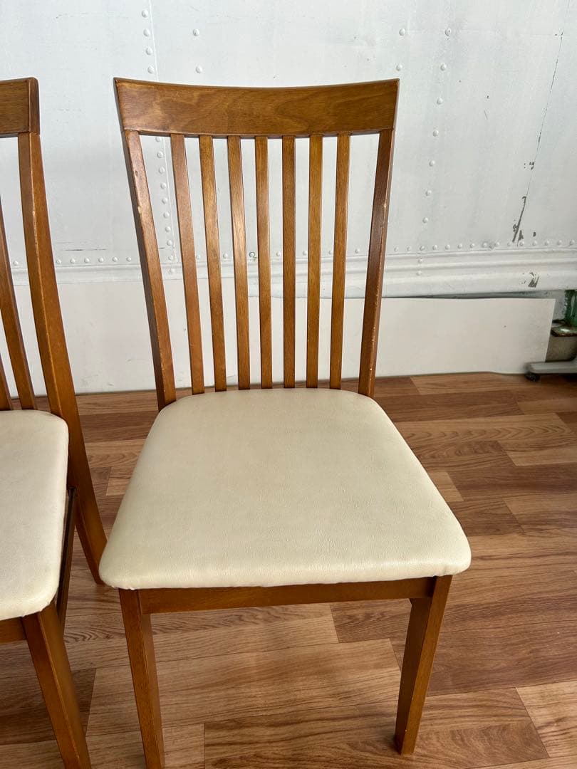 なっちん 2脚セット 北欧 木製 美品 おしゃれ かわいい モダン 美品