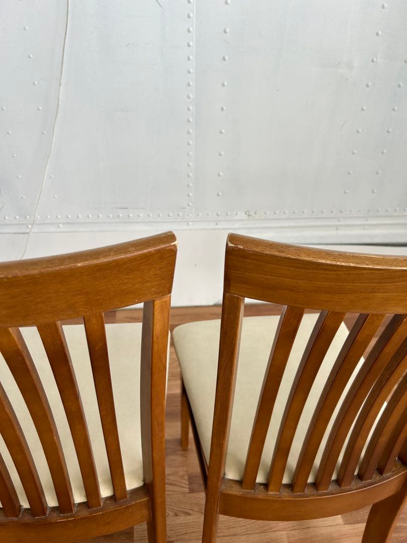 なっちん 2脚セット 北欧 木製 美品 おしゃれ かわいい モダン 美品