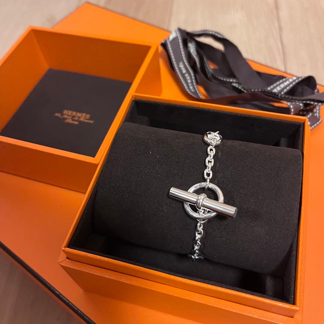 【1/3まで限定出品】 HERMES ファランドール　ブレスレット　ST