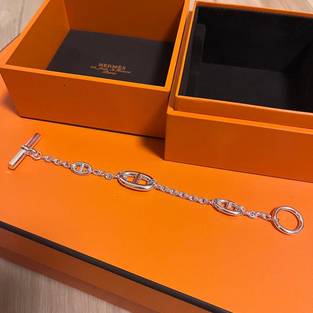 【1/3まで限定出品】 HERMES ファランドール　ブレスレット　ST