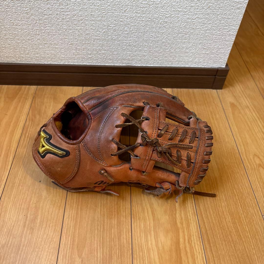 ミズノ 野球グローブ 右投げ ブラウン