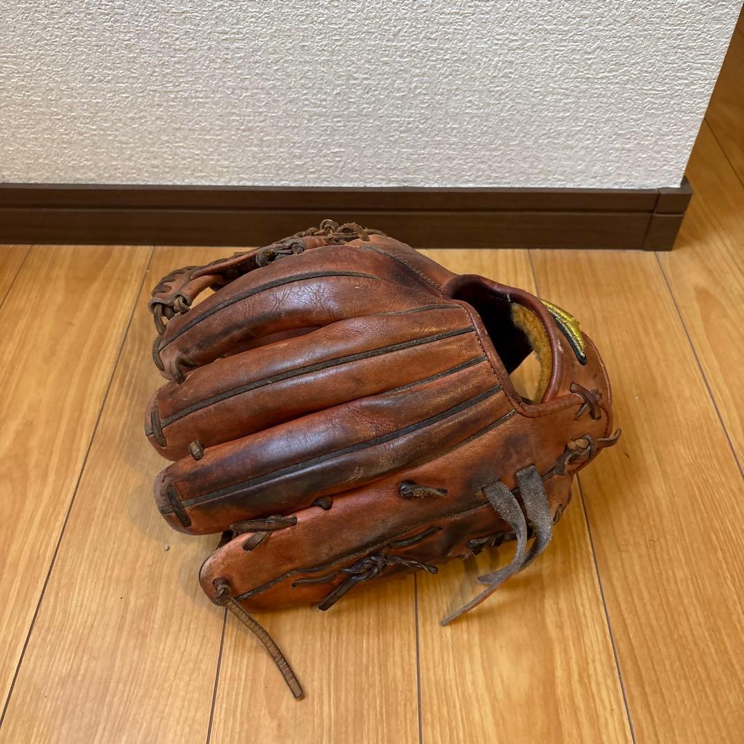 ミズノ 野球グローブ 右投げ ブラウン