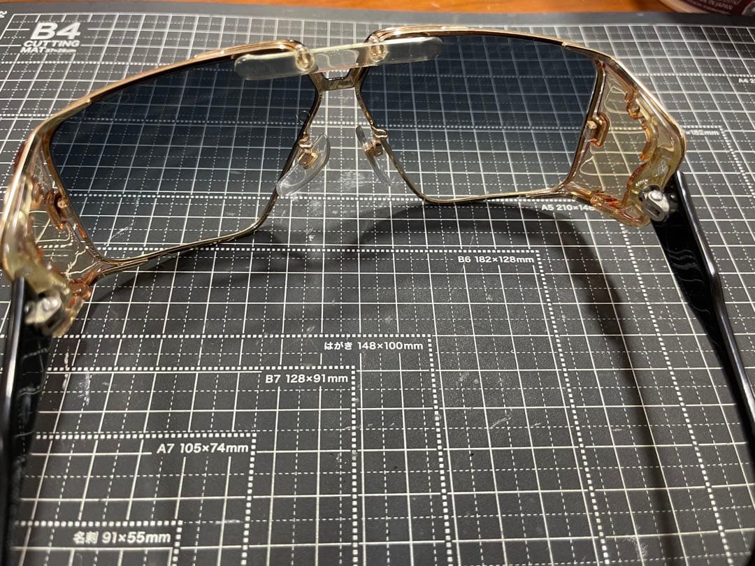 定価8万‼︎Cazal レジェンド951 サングラス クリア/ゴールド美品