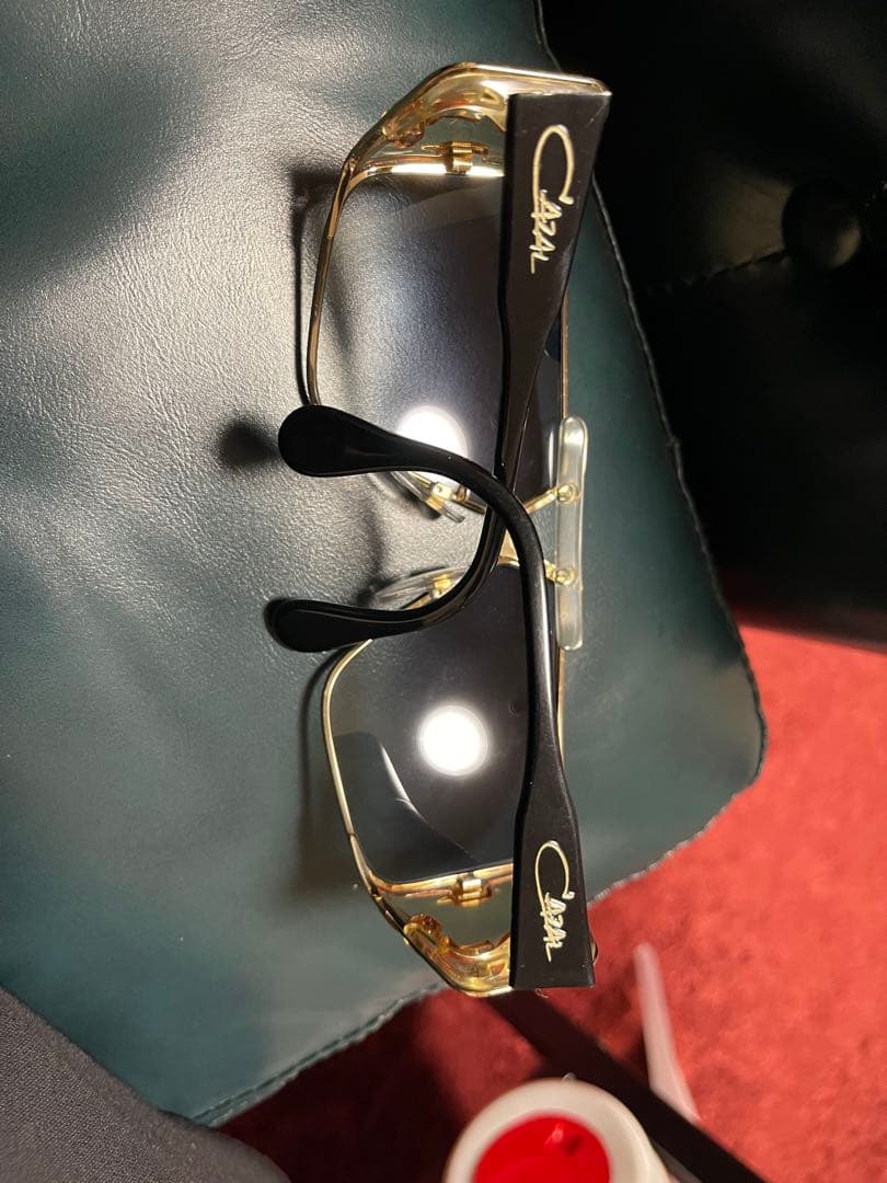 定価8万‼︎Cazal レジェンド951 サングラス クリア/ゴールド美品