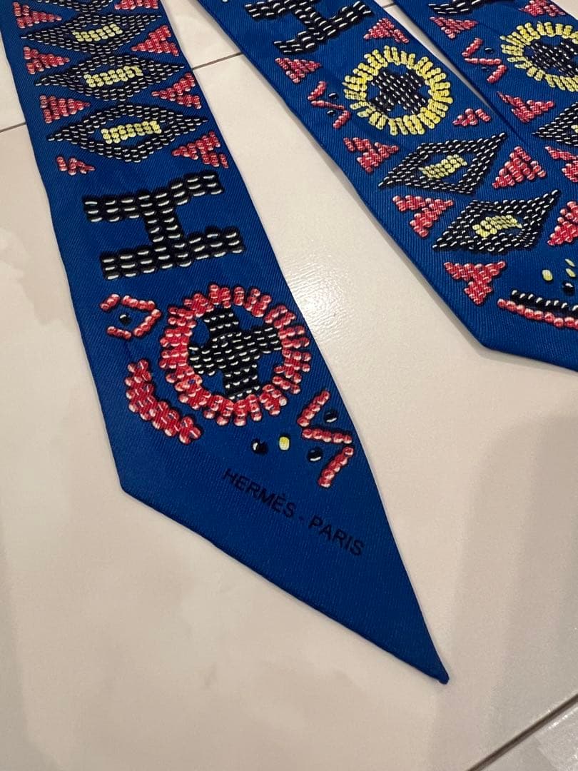 HERMES エルメス　ツイリー2本セット