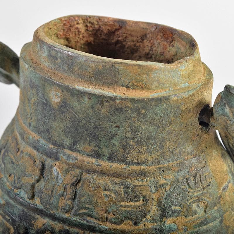 中国 古銅青銅 饕餮文 香炉 M R8784