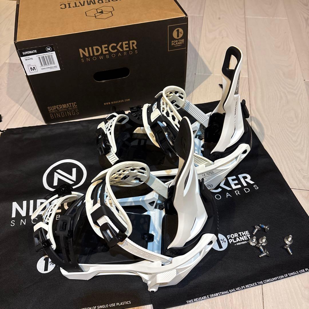 NIDECKER SUPERMATIC Mサイズ ホワイト/スーパーマチック