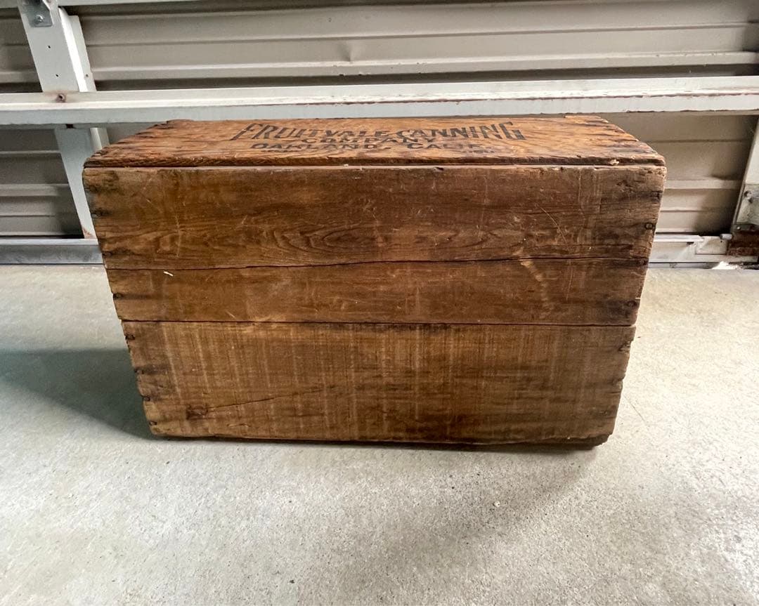 ビンテージ/USA製/アドバタイジング/ウッドボックス/ケース/木箱/店舗什器②