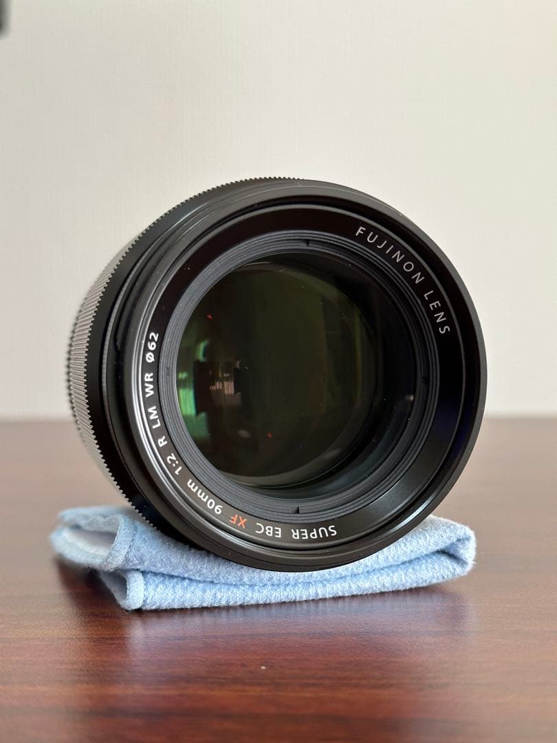 【美品】FUJIFILM XF90mmF2 R LM WR + 保護フィルター