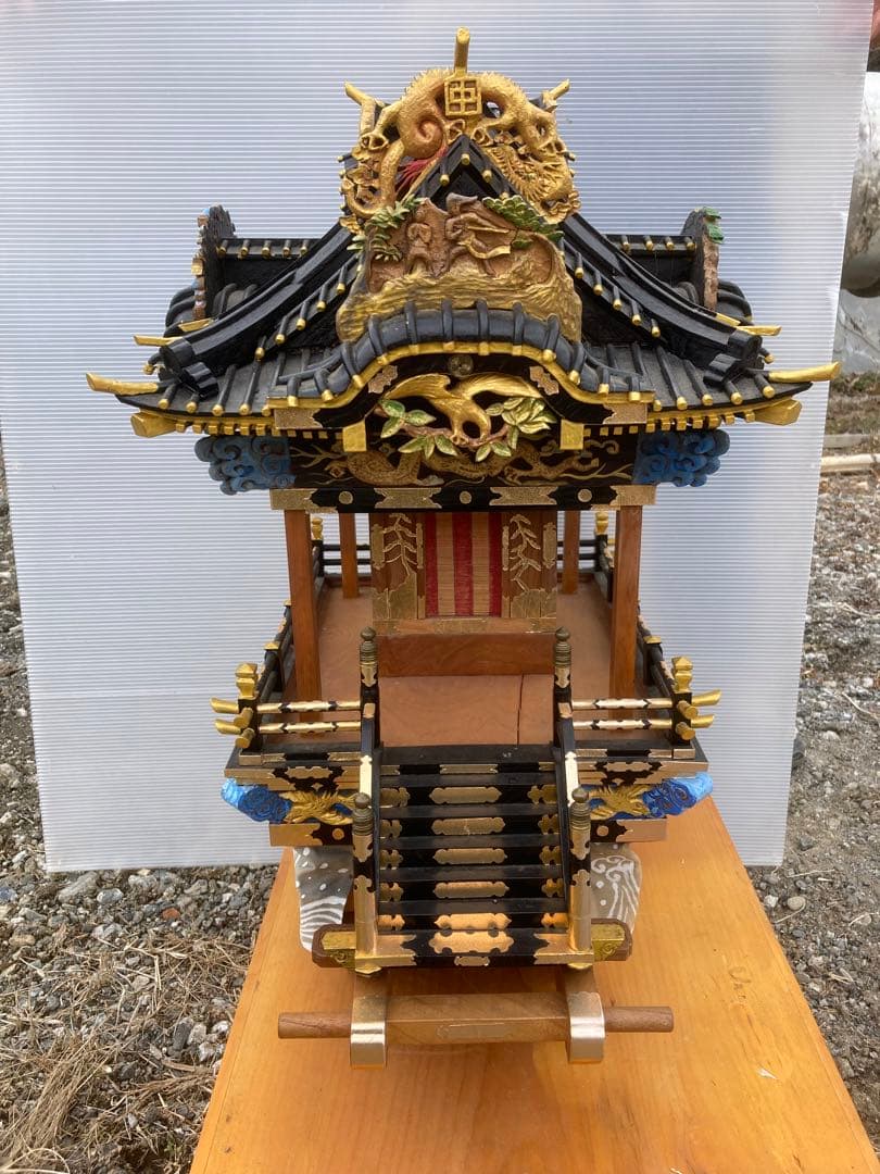 秩父夜祭の山車(中近)手作り模型 - メルカリ