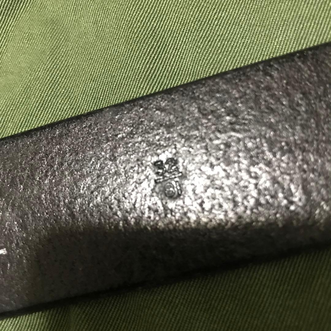 Halcyon Belt Companyブライドルレザーフィッシュ型バックル