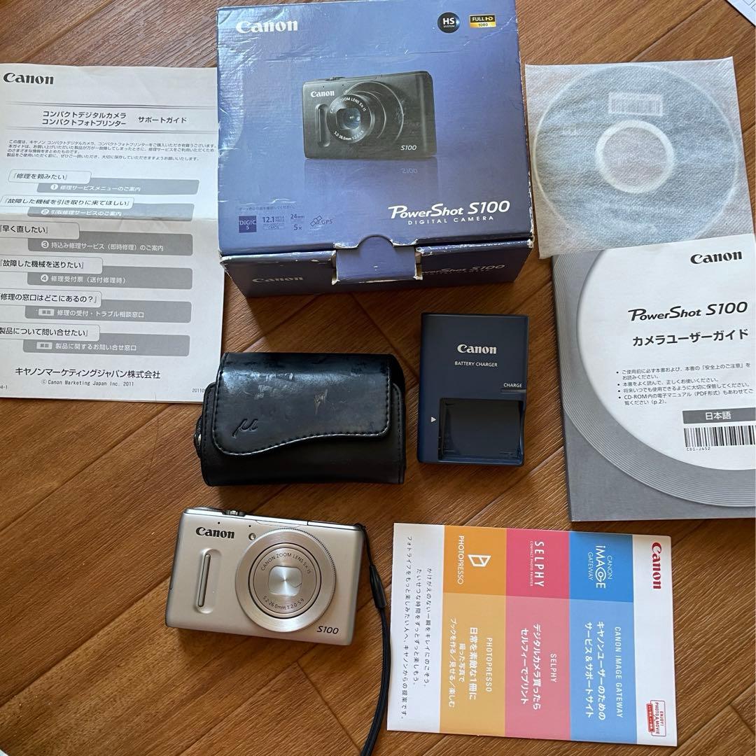 Canon S100 コンパクトデジタルカメラ動作確認済み